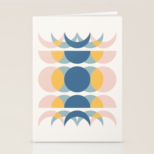 Moon Phases Abstract IV Stationery Card Gallery Image 2