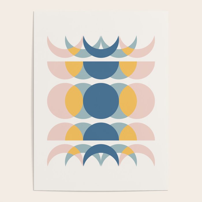 Moon Phases Abstract IV Poster Gallery Image 1