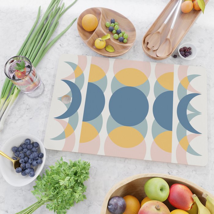 Moon Phases Abstract IV Cutting Board Gallery Image 2