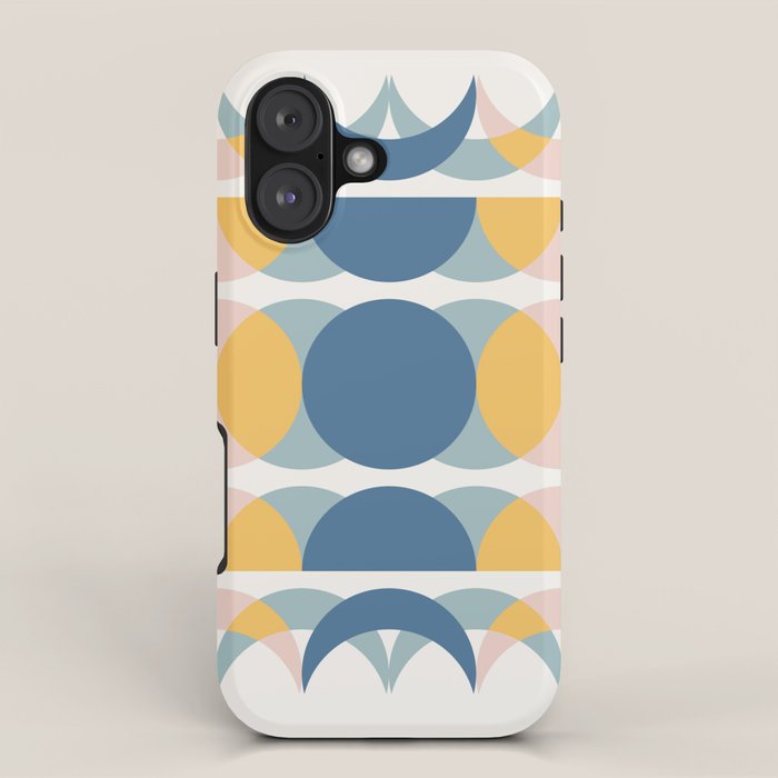 Moon Phases Abstract IV iPhone Case Gallery Image 1