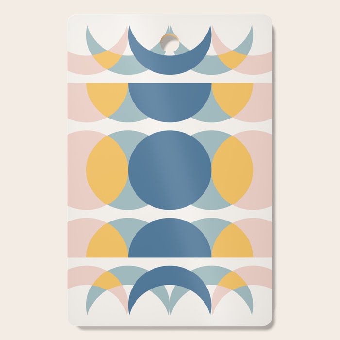 Moon Phases Abstract IV Cutting Board Gallery Image 1