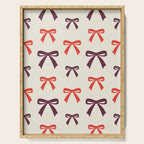 Christmas Bows Pattern Serving Tray Gallery Image 1