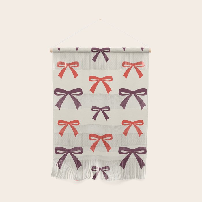 Christmas Bows Pattern Wall Hanging Gallery Image 1