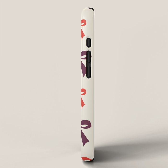 Christmas Bows Pattern iPhone Case Gallery Image 2