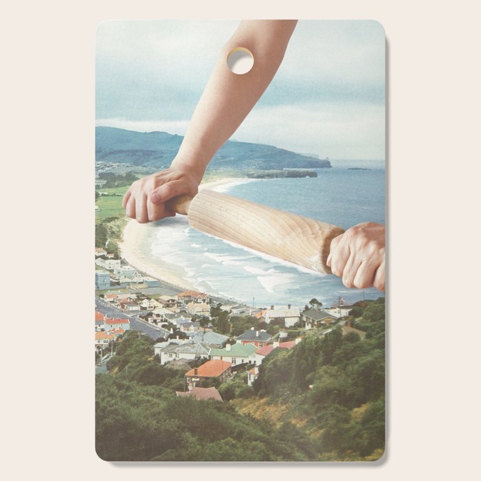Waves Roller II - Sea waves rolling pin Cutting Board Gallery Image 1