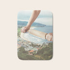 Waves Roller II - Sea waves rolling pin Bath Mat Gallery Image 1