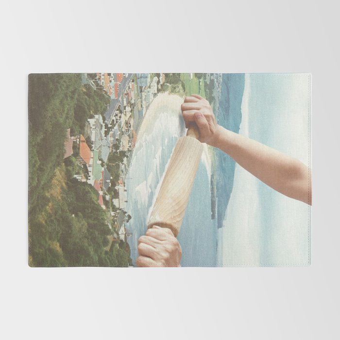 Waves Roller II - Sea waves rolling pin Rug Gallery Image 2