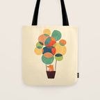 Whimsical Hot Air Balloon Tote Bag Gallery Image 1