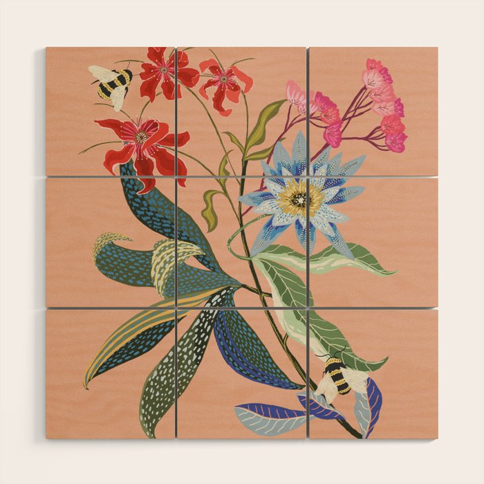 Bee Lunch Wood Wall Art Gallery Image 1