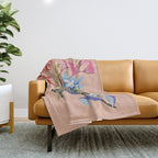 Bee Lunch Throw Blanket Gallery Image 1