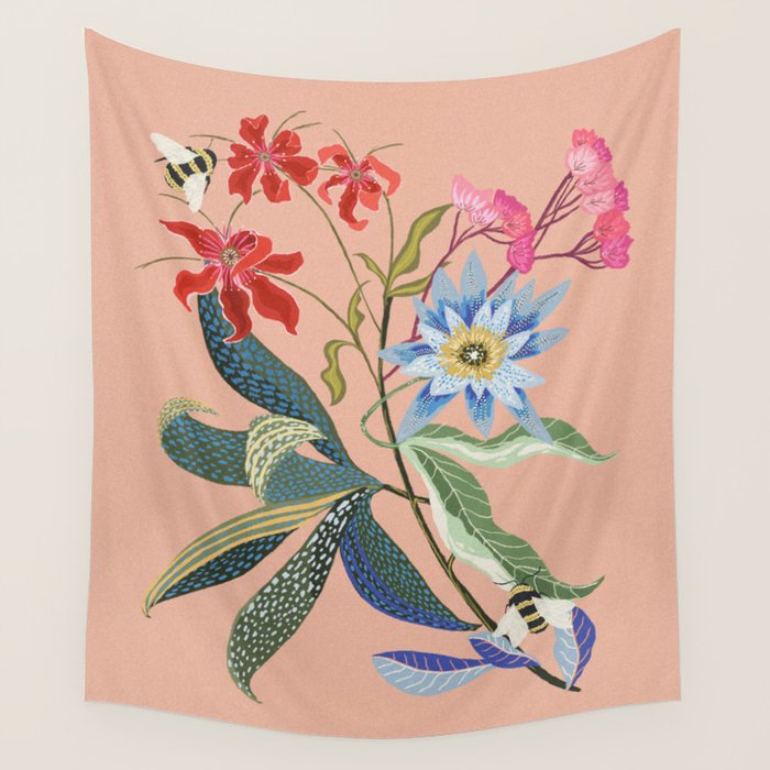 Bee Lunch Wall Tapestry Gallery Image 4