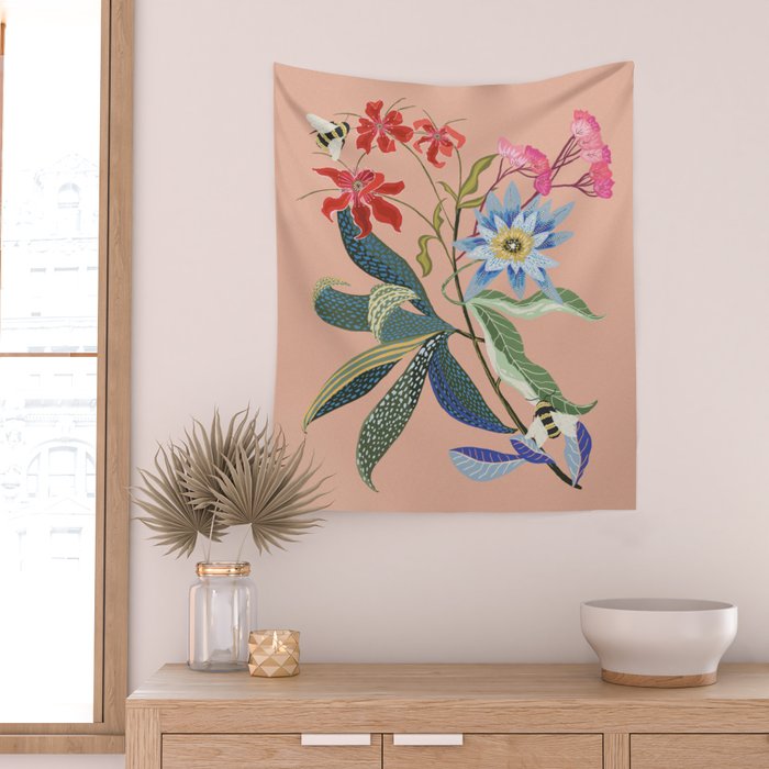 Bee Lunch Wall Tapestry Gallery Image 2