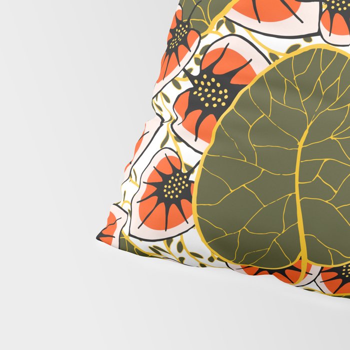 African leaves and flowers Pillow Sham Gallery Image 4