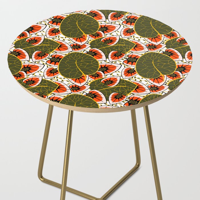 African leaves and flowers Side Table Gallery Image 2