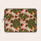 African leaves and flowers Laptop Sleeve Gallery Image 1