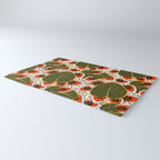African leaves and flowers Rug Gallery Image 3