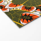 African leaves and flowers Welcome Mat Gallery Image 2