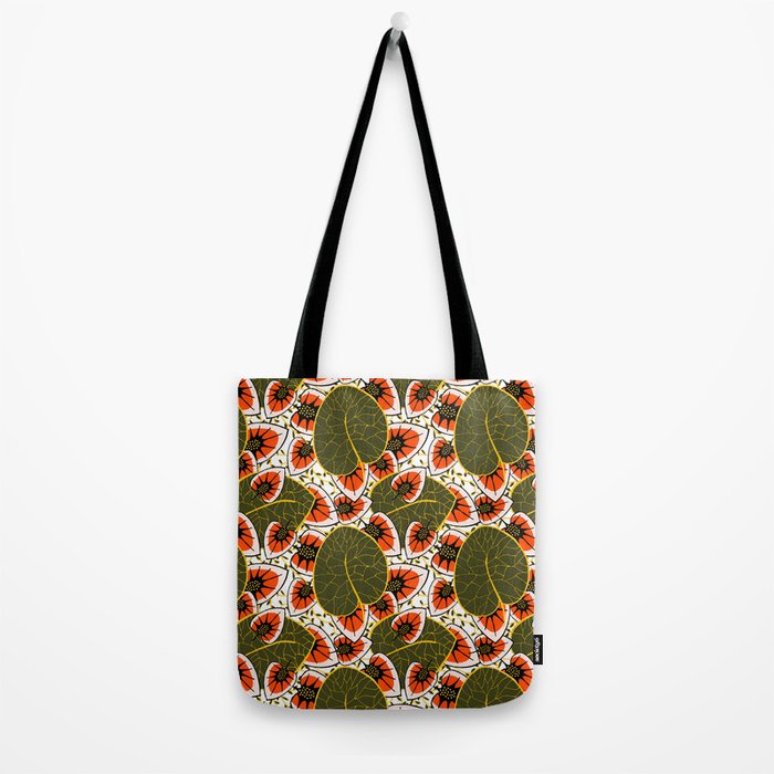 African leaves and flowers Tote Bag Gallery Image 2