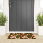 African leaves and flowers Welcome Mat Gallery Image 3