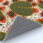 African leaves and flowers Rug Gallery Image 4