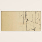 Egon Schiele - Portrait Of A Woman 1910 Desk Mat Gallery Image 3