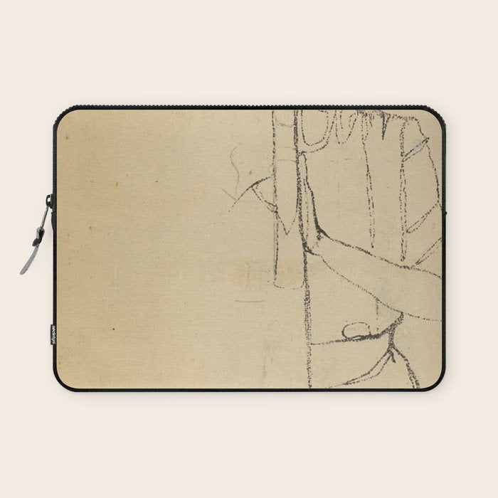 Egon Schiele - Portrait Of A Woman 1910 Laptop Sleeve Gallery Image 1