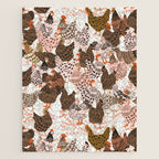 Favorite chickens brown Jigsaw Puzzle Gallery Image 1