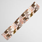 Favorite chickens brown Table Runner Gallery Image 3