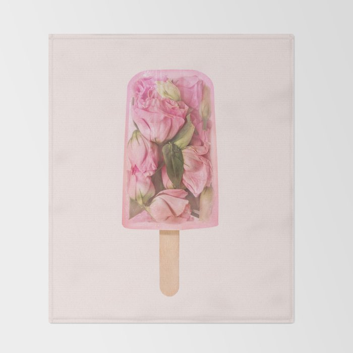 FLORAL POPSICLE Throw Blanket Gallery Image 2