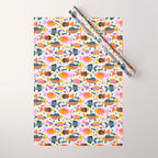 Crafty Maximalist Fish Parade Wrapping Paper Gallery Image 1