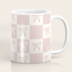 coquette bows in pink Coffee Mug Gallery Image 1