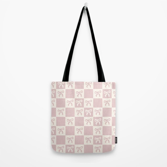coquette bows in pink Tote Bag Gallery Image 2