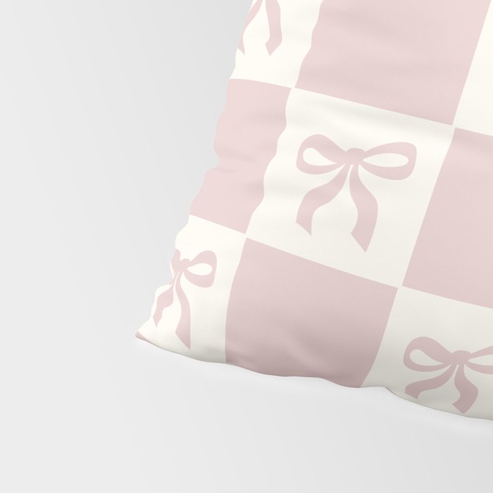 coquette bows in pink Pillow Sham Gallery Image 4