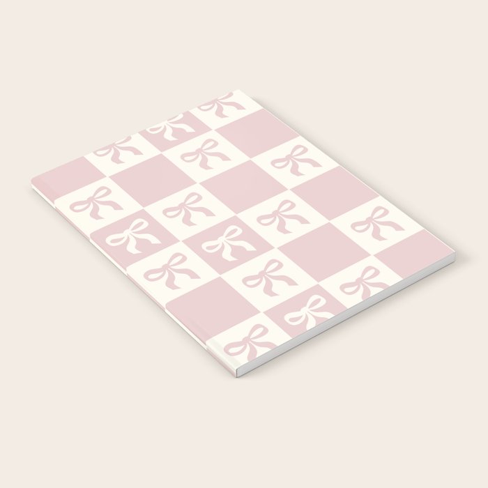 coquette bows in pink Notebook Gallery Image 2