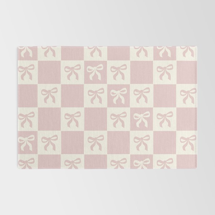 coquette bows in pink Rug Gallery Image 2