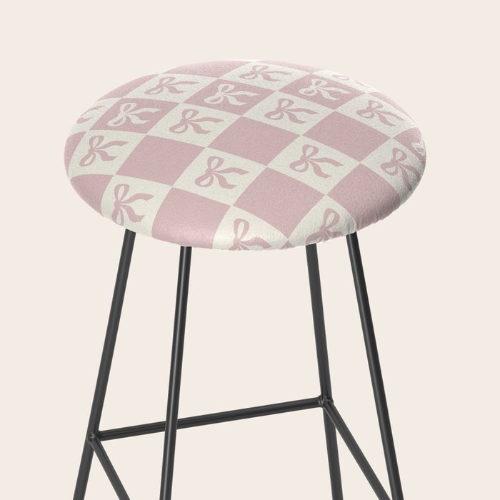 coquette bows in pink Stool Gallery Image 2