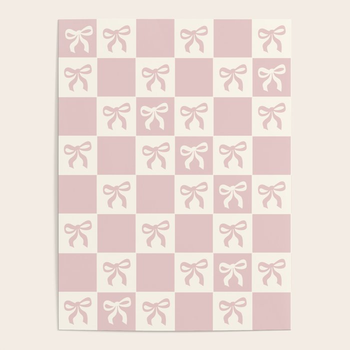 coquette bows in pink Poster Gallery Image 4