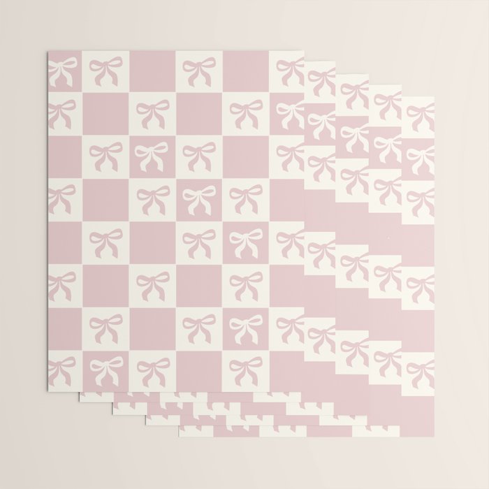 coquette bows in pink Wrapping Paper Gallery Image 3