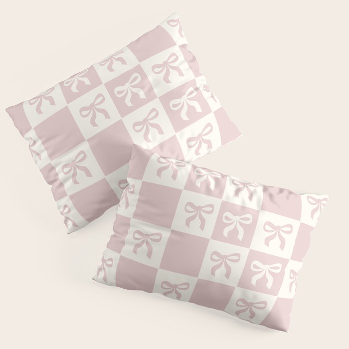 coquette bows in pink Pillow Sham Gallery Image 3
