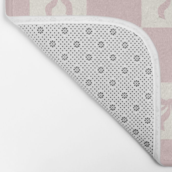 coquette bows in pink Bath Mat Gallery Image 2
