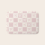 coquette bows in pink Bath Mat Gallery Image 1