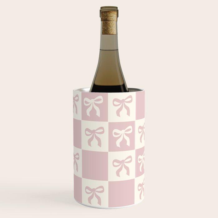 coquette bows in pink Wine Chiller Gallery Image 1