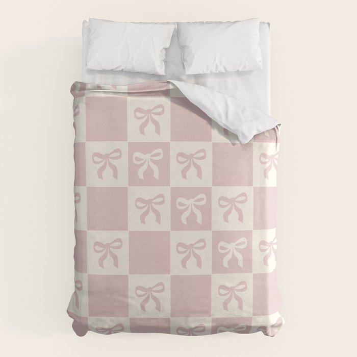 coquette bows in pink Duvet Cover Gallery Image 6