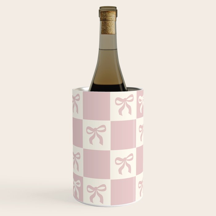 coquette bows in pink Wine Chiller Gallery Image 2