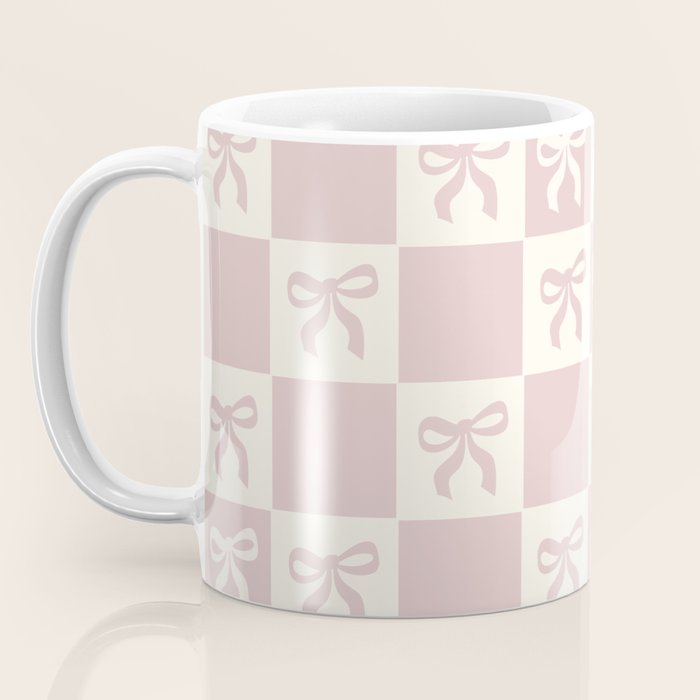 coquette bows in pink Coffee Mug Gallery Image 3
