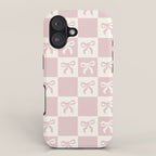 coquette bows in pink iPhone Case Gallery Image 1