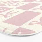 coquette bows in pink Bath Mat Gallery Image 3