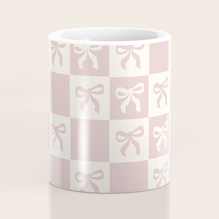 coquette bows in pink Coffee Mug Gallery Image 4