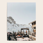 Dolomite Ski Resort | The definition of Mountaintop Après-ski definition | Norther Italy travel prints Poster Gallery Image 4