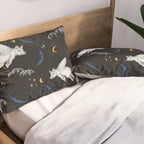 Celestial Pigs of the Night Sky A Pillow Sham Gallery Image 2